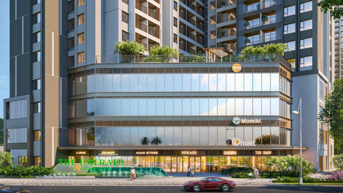 4 Tầng Tttm Khối Kế The Emerald Garden View